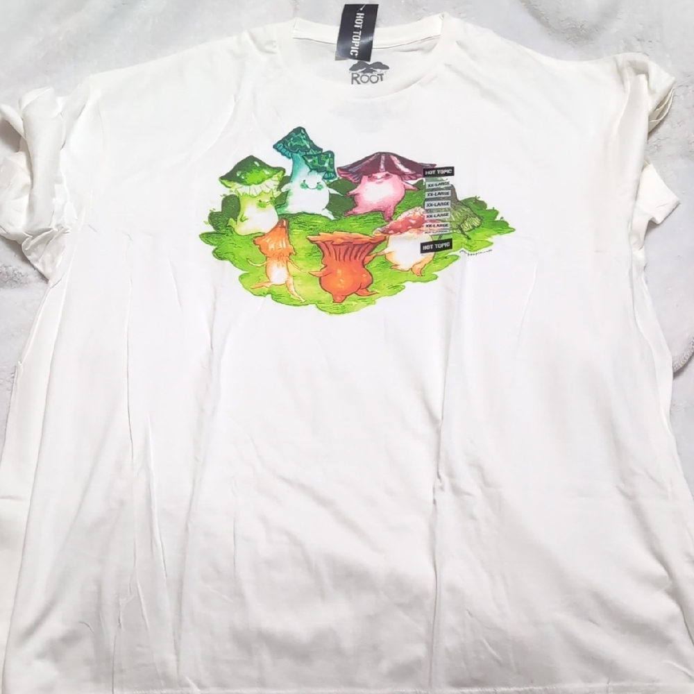 Root People Cream Mushroom Graphic Tee